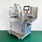 Máquina automática de llenado y taponado de líquidos para botellas pequeñas de alta-precisión