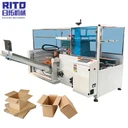 La formadora de cajas completamente automática se adapta a cajas de varios tamaños con un funcionamiento flexible